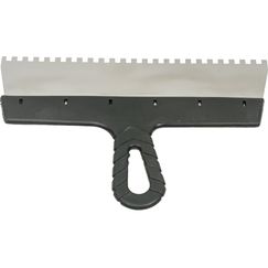 Шпатель Stayer нержавеющий зубчатый 1009-30-08, зуб 8×8 мм, 300 мм
