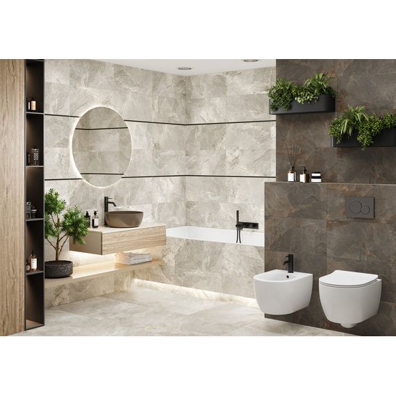 Керамогранит Delacora Стонкрит Бежевый D120225L бежевый 60×120 см, изображение 6