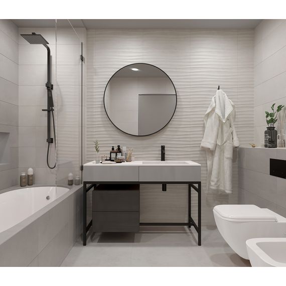 Плитка керамическая Global Tile Эко Лофт 10100001347 светло-серая 25×60 см, изображение 3