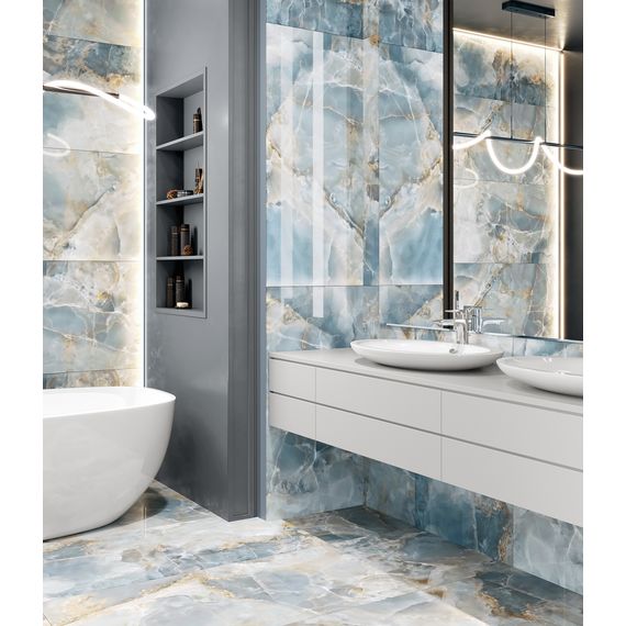 Керамогранит Global Tile Фаворито GT606010715MR серо-бежевый 60×60 см, изображение 3