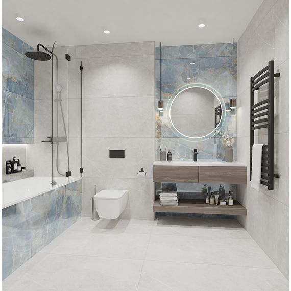 Керамогранит Global Tile Фаворито GT1206010712PR синий 60×120 см, изображение 4