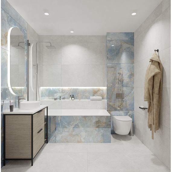 Керамогранит Global Tile Фаворито GT606010703PR белый 60×60 см, изображение 6
