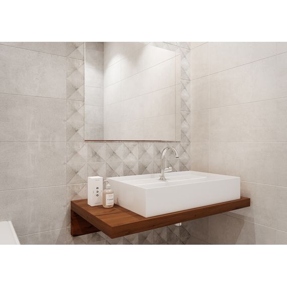 Плитка керамическая Global Tile Лофт GT62VG светло-серая 25×50 см, изображение 2