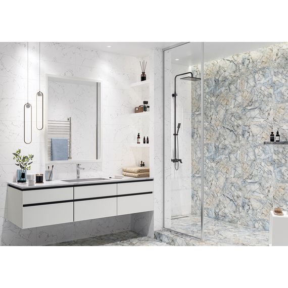 Плитка керамическая Global Tile Соло GT96VG синяя 41,8×41,8 см, изображение 3