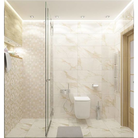Мозаика Kerlife Calacatta Gold бежевая 30×30 см, изображение 5