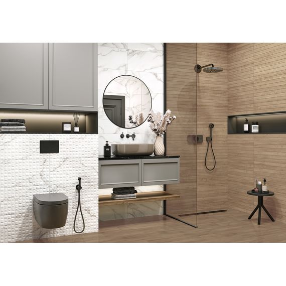 Плитка керамическая New Trend Аурея Рельеф WT36AUU15 белая 30×60 см, изображение 4