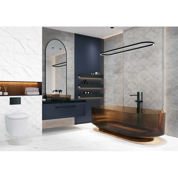 Плитка керамическая New Trend Лимс Светлый WT36LMM00 белая 30×60 см, изображение 2