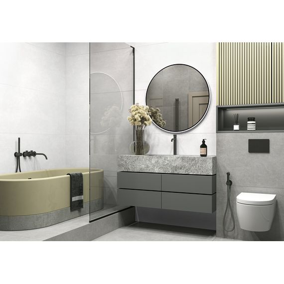 Керамогранит Alma Ceramica Бетон Про GFU6060BTP04R кремовый 60×60 см, изображение 3