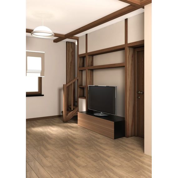Керамогранит Beryoza Ceramica Дуб палевый 14,7×59,4 см, изображение 4