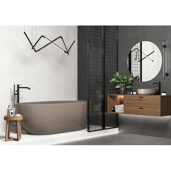 Керамогранит Alma Ceramica Бонд GFU60120BND70R светло-серый 60×120 см, изображение 4