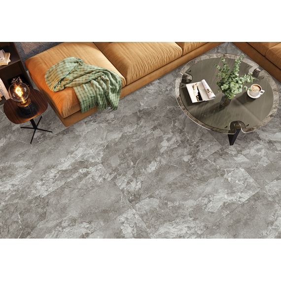 Керамогранит Alma Ceramica Рок Лайн GFU6060RKL07R светло-серый 60×60 см, изображение 6