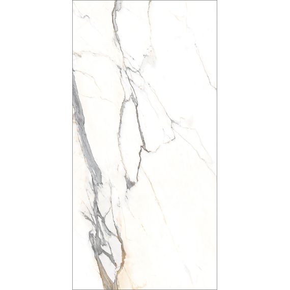 Керамогранит Global Tile Статуарио Элит GT120604103MGR белый 60×120 см