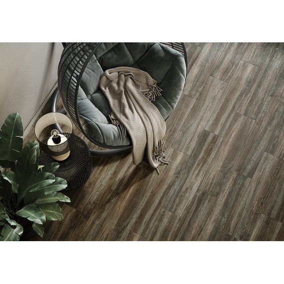 Керамогранит Alma Ceramica Честер GFA92CHR44R коричневый 20×90 см, изображение 2