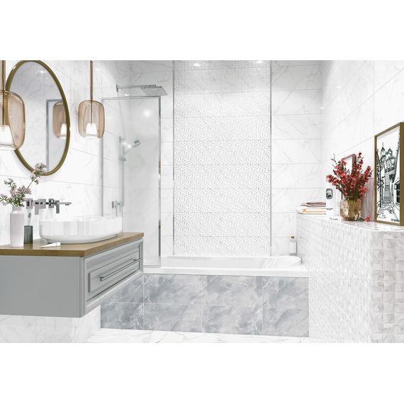 Плитка керамическая Alma Ceramica Гриджио TWU09GRG707 серая 24,9×50 см, изображение 3