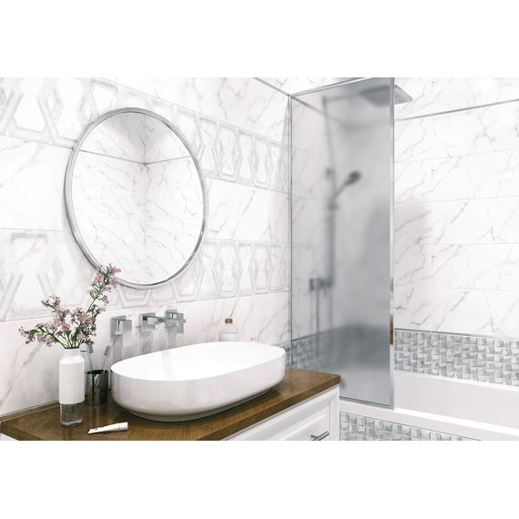 Плитка керамическая Alma Ceramica Гриджио TWU09GRG707 серая 24,9×50 см, изображение 4
