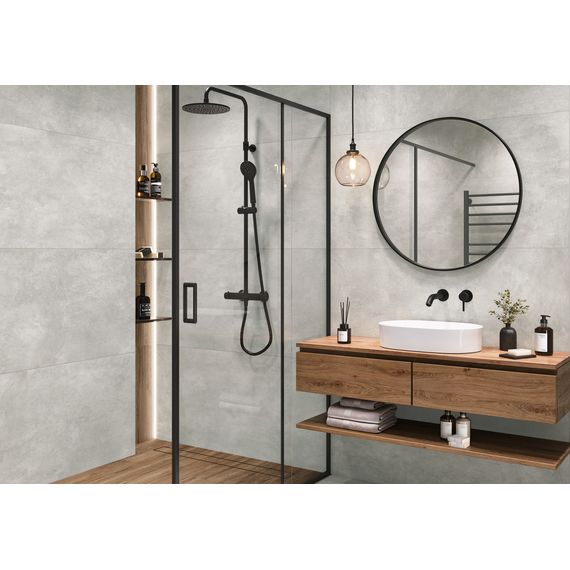 Керамогранит Alma Ceramica Юнико GFU60120UNK07R серый 60×120 см, изображение 2