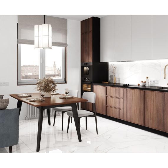 Керамогранит Ceradim Калакатта Регал Грей 440968 белый 60×60 см, изображение 4