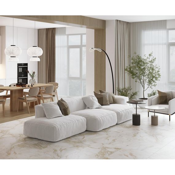 Керамогранит Laparet Калакатта Оро 124692 золотой 60×120 см, изображение 3