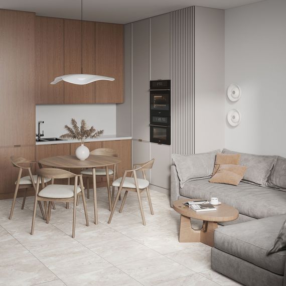 Керамогранит LB Ceramics Мирабелло 6260-0223 светло-бежевый 30×60 см, изображение 3