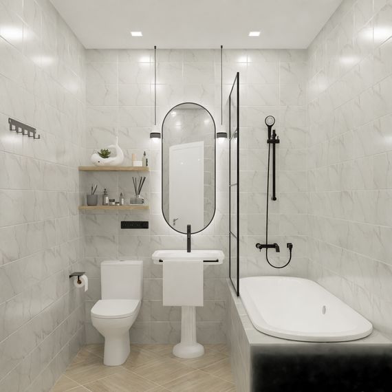 Плитка керамическая Unitile Серена 010100001423 белая 20×30 см, изображение 6