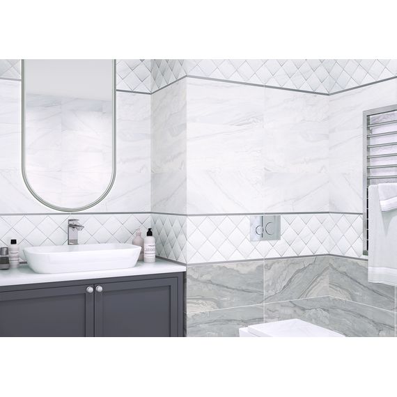 Плитка керамическая Alma Ceramica Аркадия TWU09ARC007 серая 24,9×50 см, изображение 3